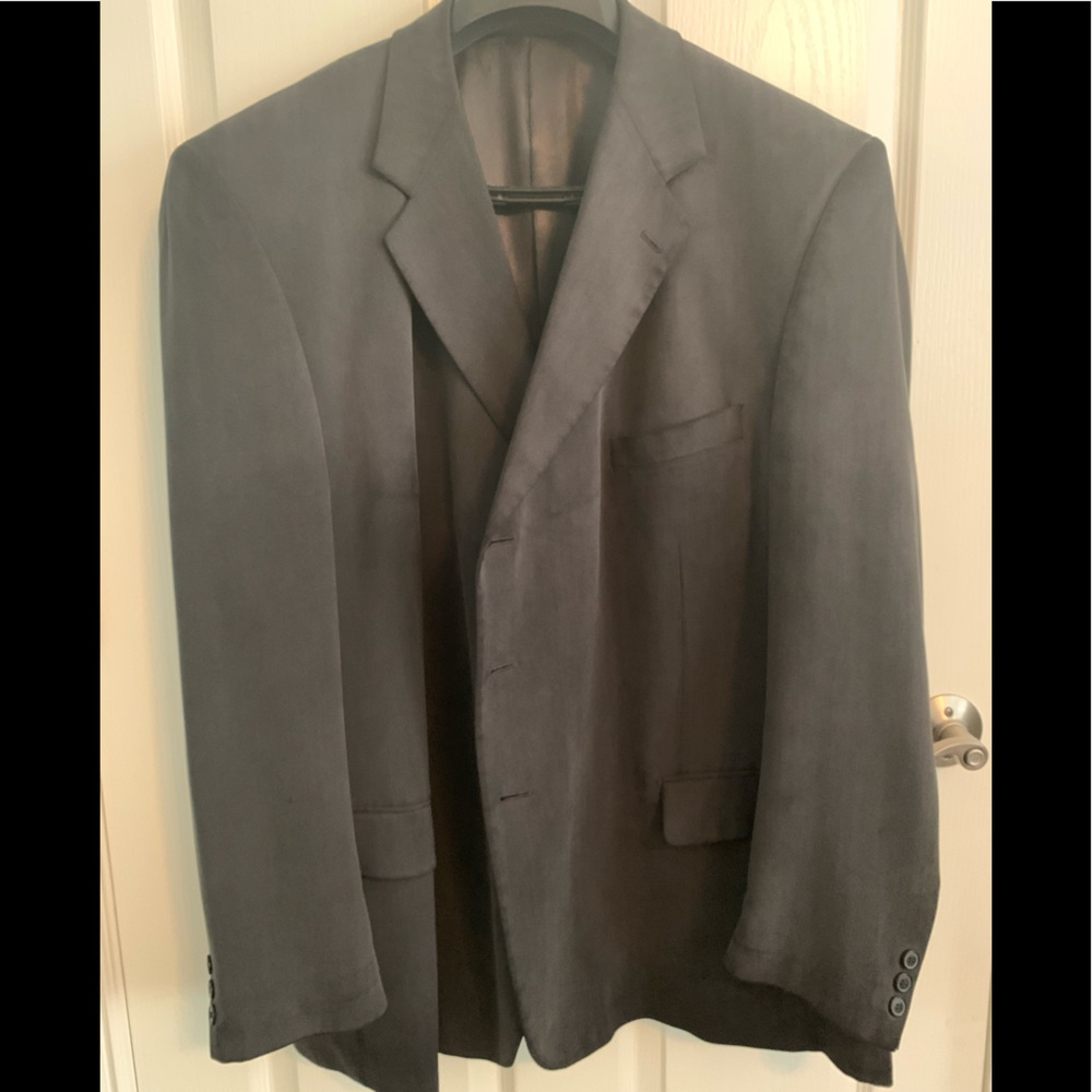Men’s Charcoal Sportcoat - gently worn/very soft